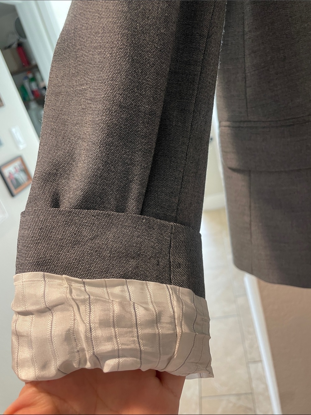 Zadig & Voltaire Women's Gray Single-Button Blazer - Picture 4 of 5